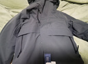 京东京造穿山甲500冲锋衣男女防污防水三合一新年外套夹克 曜石黑 L 实拍图