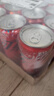 可口可乐（Coca-Cola）零度 Zero 无糖汽水 碳酸饮料 330ml*24摩登罐  实拍图