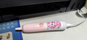 葆氏儿童电动牙刷3-6-12岁充电款五档模式牙刷机身*1+刷头*6粉 实拍图