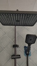 四季沐歌淋浴花洒套装枪灰沐浴花洒全套淋浴器增压手持花洒喷头浴室套装 【M03+冷热】枪灰钢琴按键花洒A106 店长推荐A款 实拍图