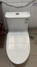 九牧（JOMOO）马桶 家用虹吸式马桶大冲力节水坐便器 防臭瞬冲 易洁抗菌马桶 行业爆款-双旋暴风冲11370-305坑 实拍图