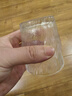 简约ins风玻璃杯家用果汁杯办公室咖啡杯磨砂啤酒杯树纹冰川杯 矮款 1只装220ml 实拍图