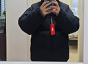 京东京造羽绒服男女情侣款鸭绒冬季保暖外套面包服加厚短款新年黑色 2XL 实拍图