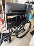 鱼跃(yuwell)轮椅车H051折叠老人轻便旅行手推车钢管免充气胎代步车 实拍图