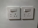 公牛（BULL）开关插座 G12系列一开双控五孔带开关插座86型面板G12E334S象牙白 实拍图