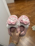 利达妮（TZLDN）库洛米儿童棉拖鞋秋冬季女童6-12岁宝宝保暖可爱亲子包跟毛绒棉鞋 【美乐蒂】 三丽欧联名包跟款 32 -33【内长20.5cm】 实拍图
