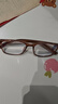 普莱斯（pulais）老花镜女 进口防蓝光高清时尚便携老花眼镜男8092 茶色400度 实拍图