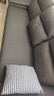 韶宜沙发客厅布艺直排沙发现代简约真皮沙发全套组合猫抓皮乳胶沙发床 纳米科技布-海绵款 【2.1m】三人位 实拍图