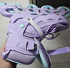 匹克轮滑鞋儿童溜冰鞋男女旱冰鞋护臀套装【中小学轮滑课适用】紫M 实拍图