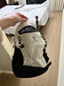 骆驼（CAMEL）【雪糕包】双肩包大容量背包旅行包轻量书包女大学生户外登山包 【黑/白-19L】透气背负,A1S3B5110A 大容量，轻量透气 实拍图