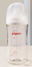 贝亲（Pigeon）玻璃奶瓶宽口径防胀气240ml M号奶嘴 3月+ AA187  实拍图