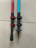 探路者喀纳登山杖手杖碳素碳纤维可伸缩超轻户外徒步便携爬山棍 燎原红 实拍图