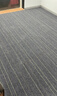 柏能商用办公室地毯酒店会议室大面积拼接方块地毯50x50cm36片装线灰 实拍图
