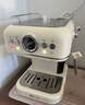 小熊（Bear）小白咖咖啡机 家用小型半自动意式 咖啡胶囊可用冷热双萃20Bar泵压可视压力计可调式奶泡 E12S7 实拍图