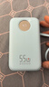 京东京造【自带伸缩线】55W充电宝20000mAh3c认证可上飞机移动电源适用苹果17华为小米笔记本电脑 冰川蓝 实拍图