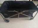 京东京造 户外露营车折叠推车营地车野餐摆摊装备买菜小拉车拖车石墨黑 实拍图