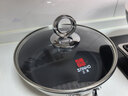 三禾0涂层煎锅无涂层不粘锅304钛不锈钢电磁炉通用煎炒锅 实拍图