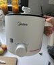 美的（Midea）电煮锅 宿舍小电锅 电蒸锅 学生寝室一体泡面小火锅电煮锅 多功能锅 电热锅 XZE1613 配蒸笼 1.7L 实拍图