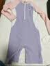 美津浓（MIZUNO）儿童泳衣女孩连体长袖防晒冲浪服男训练速干温泉游泳装A3416紫120 实拍图