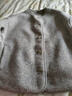优衣库女装男装仿羊羔绒摇粒绒休闲开衫长袖宽松外套479616 02 浅灰色 L 实拍图