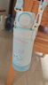 杯具熊（BEDDYBEAR）海浪双饮保温杯女带杯套吸管水杯大容量学生杯子500ml情书大耳狗 实拍图