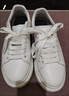 百丽撞色小白鞋男秋季牛皮舒适厚底休闲板鞋A1160CM3 静谧白  43 实拍图