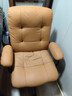 京东京造云朵椅高背款 皮椅电脑椅人体工学椅办公老板椅子家用躺椅 橙色 实拍图