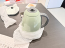北鼎（Buydeem）电热水壶便携式家用便携式烧水壶全自动一体炫彩304不锈钢调温高颜值热水壶热电水壶 K740C浅杉绿 实拍图