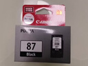佳能（Canon）PG-87 黑色墨盒(适用E568黑·大印量套装/E568白/E568/E568R) 实拍图