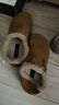 百思图26春厚底勃肯鞋休闲一脚蹬女懒人单鞋D3787AM6 驼色绒里  35 实拍图