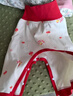 贝瑞加（Babyprints）婴儿家居服套装男女宝宝纯棉秋衣秋裤护肚内衣柔软上衣裤子 红73 实拍图