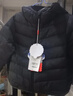 鸭鸭（YAYA）儿童轻薄羽绒服短款小童中大童连帽男女童2023秋冬洋气童装外套 黑色 100 实拍图