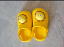 牧童儿童拖鞋夏男宝宝洞洞鞋软底女童卡通洗澡婴幼儿家居鞋奶狮黄160 实拍图
