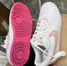 耐克（NIKE）女鞋 2026新款春季时尚潮流休闲鞋轻便舒适低帮板鞋子大童鞋 新款/樱花粉白-111 【新年礼物】 36 实拍图