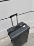 诺帝卡行李箱多尺寸可登机大容量商务通勤户外旅游防刮耐磨拉杆箱 烟蒂灰 24英寸 -适合中短途【需托运】 实拍图
