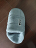 胖东来同款男士大码包根棉拖鞋冬季防滑外穿防滑厚底毛绒保暖棉拖47 48 灰色【全包款】建议拍大一码 45-46 46-47码适合 实拍图