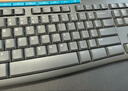 罗技（Logitech）MK275 键鼠套装 无线键鼠套装 办公键鼠套装 全尺寸 商务键鼠套装 带无线2.4G接收器 黑蓝色 实拍图