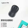 罗技（Logitech）M185鼠标 无线鼠标 办公鼠标 对称鼠标 黑色红边 带无线2.4G接收器 实拍图