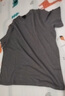 H&M男装女装T恤秋冬透气圆领短袖运动上衣短袖内搭打底衫0685816 深灰色 M 175/100 实拍图