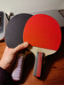 红双喜（DHS） SH横直对拍初学者训练比赛乒乓球拍横直套装01 实拍图