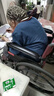 康扬（karma）家用照护手动轮椅车瘫痪老年人专用舒适曲面坐垫手推车KM-1502 实拍图