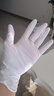 英科医疗（INTCO）一次性手套丁腈手套100只小码加厚餐饮丁晴白色食品级橡胶手套 实拍图
