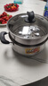 炊大皇304不锈钢汤锅+蒸屉 汤蒸炖锅蒸锅双耳煮粥煮面 22cm 电磁炉通用 实拍图