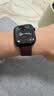 BHO【单圈编织】适用苹果手表表带apple iwatch s10/s11表带s9/se3/2单圈编织表带s8/7女士男生款 绛樱桃色 44/45/46mmXS码-腕围150-160mm 实拍图
