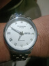 冠琴（GUANQIN）男士手表瑞士品质耐磨防水夜光全自动机械表双日历手表男机械表 机械风格SY款-精钢白面 实拍图