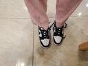 耐克NIKE女大童休闲板鞋 DUNK 运动鞋CW1590-100白黑38.5 实拍图