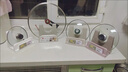 悟顺加大款厨房锅盖架免打孔菜板架家用台式塑料砧板架案板架子置物架 灰色 实拍图