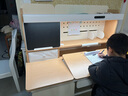 黑白调C2儿童学习桌书桌写字桌专用3-18岁全光谱大路灯一体进口橡胶木 实拍图