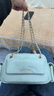 CHARLES&KEITH26春新品菱格链条口袋包腋下包机车包情人节礼物CK2-80671832 Mint Green薄荷绿色 S 实拍图