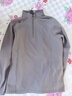 京东京造绒感发热运动长袖t恤男冬季加绒保暖半拉链卫衣新年衣服 深卡其 L 实拍图